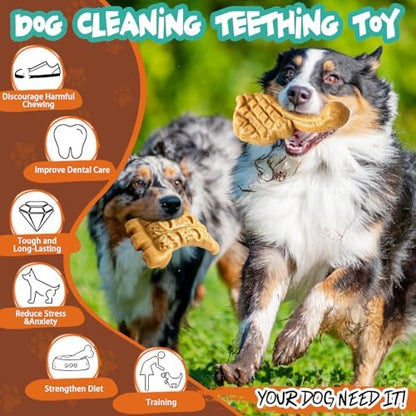 Fuufome Dog Chew Toys for Aggressive Chewers & Large Dogs Tough Nylon Bone - Image 6