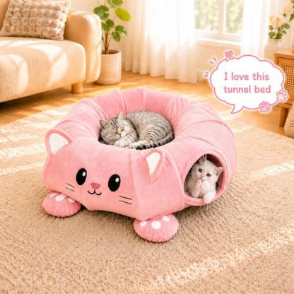 Cat Tunnel Bed with 21 Interactive Toys - Image 6