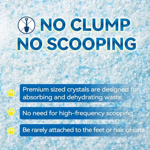 Made4Pets Cat Litter Crystals,Non Clumping Litter 25.8 lbs(6 x 4.3lb Packs) - Image 2