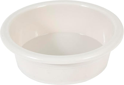 Petmate Crock Bowl For Pets In Assorted Colors Of Peacock, Coffee, And Bleached Linen, 8.6"L x 8.6"W x 2.6"H