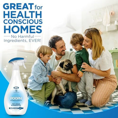 POOPH Plus Maximum Strength Pet Odor Eliminator Spray, 32 oz - Image 3