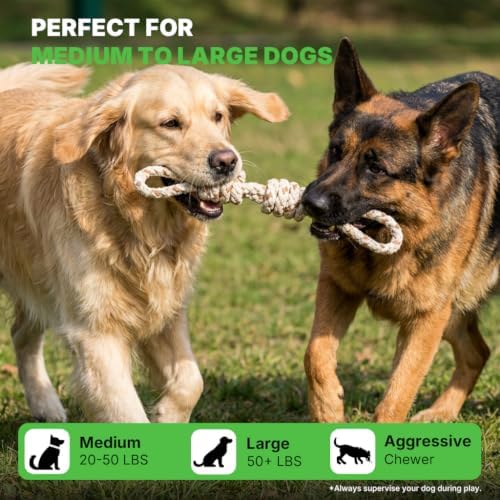 Tug of War Dog Toy, Dog Toys for Aggressive Chewers, Tough Dog Toys - Image 5