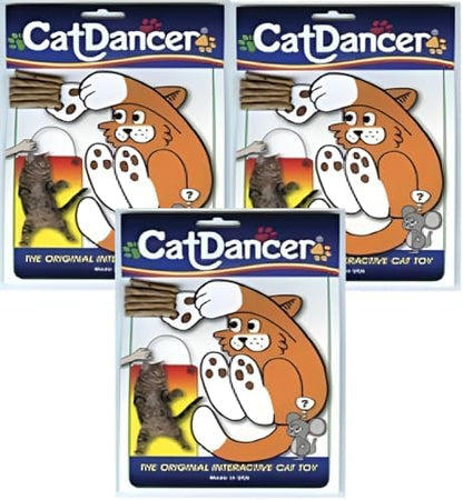 Cat Dancer -The Original Interactive Cat and Kitten Toy Size:Pack of 3 by CAT+DANCER+PRODUCTS