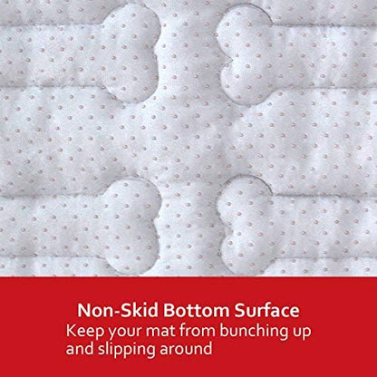 Dog Crate Mat (24" X 18"), Soft Dog Bed Pad Mat with Cute Prints - Image 4