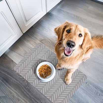 NALALAS Large Dog Mat for Food and Water, Cat Feeding Mat | Large Waterproof Dog Bowl Mat | Non-Slip Pet Food Mat for Floors | Pet Mats for Food and Water | Easy to Clean - Image 6