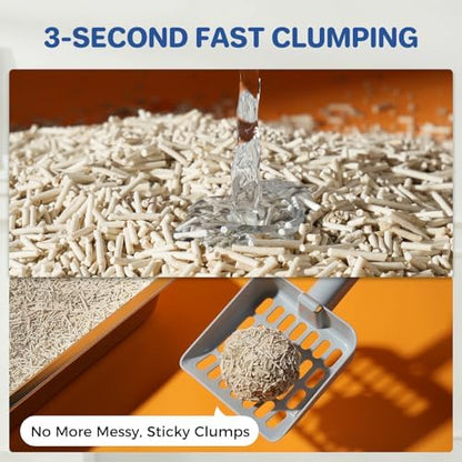 ABCPET Natural Cat Litter Clumping Cat Litter,36 Pounds - Image 6