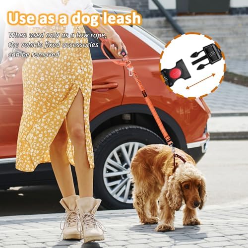 Laqibak Removable Dog Seat Belt Harness for Car, 3 in 1 Pet Seatbelt Leash - Image 4