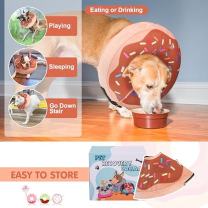 BEAUTYZOO Dog Cone Collar Alternative After Surgery,Pet Neck Donut E‑Collar - Image 6