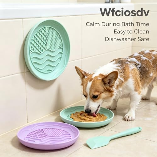 2Pcs Lick Mat for Dogs Cats,Suction Slow Feeder with Fish Scale - Image 6