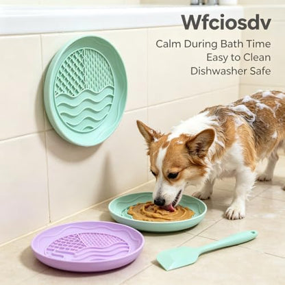 2Pcs Lick Mat for Dogs Cats,Suction Slow Feeder with Fish Scale - Image 6