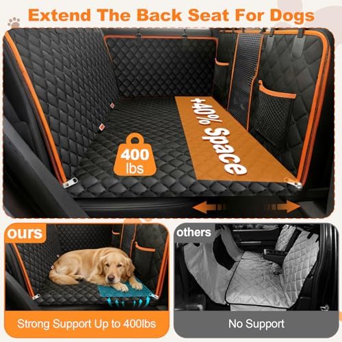 PartsBling Convertible Dog Seat Cover for Back Seat - Image 3