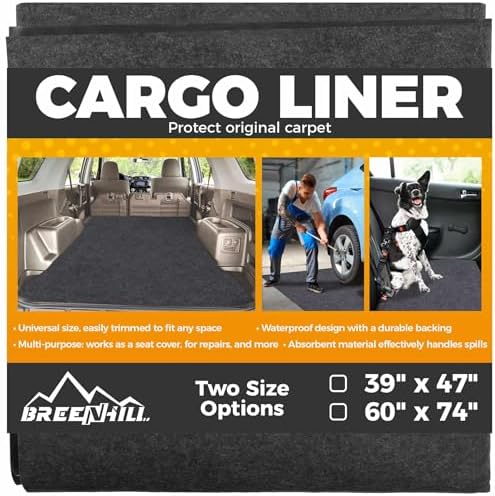 Cargo Liner Mat, Dog Seat Cover,Trunk Liner, Absorbent 60" x 74" by BREENHILL