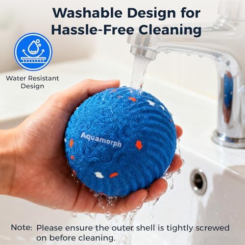 2-Pack Interactive Dog Toys, Smart Automatic Bouncing Vibrating Washable Dog Ball, Durable Pet-Safe E-TPU Material, Type-C Charging, Anti Boredom Dog Toys to Keep Them Busy for Medium & Large Dogs - Image 6
