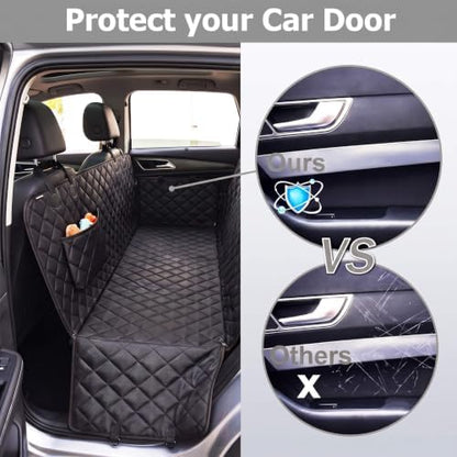 Waterproof Dog Car Seat Cover for Back Seat, Dog Hammock for Cars - Image 3
