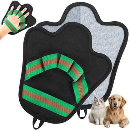 BONTHEE Pet Hair Removal Gloves for Cats & Dogs | True-to-Hand Fit & Reusable Electrostatic Glove | Magic Hair Remover for Couch, Car Seat, Clothing, Carpet, Bedding by BONTHEE