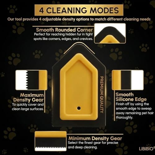PACK of 2x Mini Pet Hair Detailer for Car Interior, Dog Hair Remover for Auto Detailing Supplies (Carpet,Seat...) - Image 2