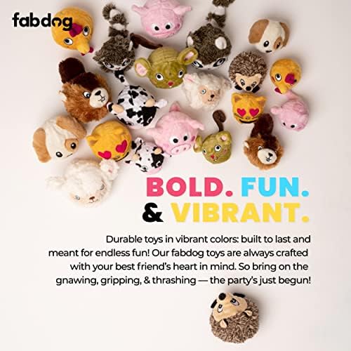 fabdog Hedgehog faball Squeaky Dog Toy (Small) - Image 4