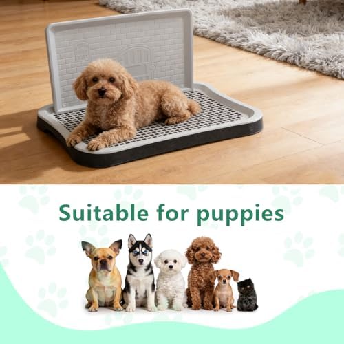 Dog Potty Tray with High Wall, 20.8x14.96 Indoor Pet Pee Pad Holder,Puppy Training Holder,Bathroom Dog Litter Box, Pet Toilet for Small and Medium Dogs,Housebreaking Supplies, Pet Products - Image 3