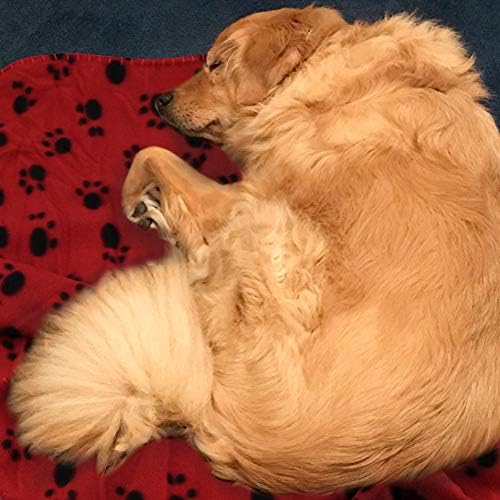 Comsmart Dog Blankets, 6 Pack Fleece Pet Blankets, 39x35 inches, Red - Image 7