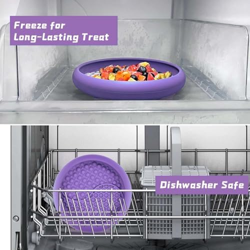 Dog Lick Bowl, Non-Slip Lick Mat Slow Feeder for Dogs & Cats - Image 6