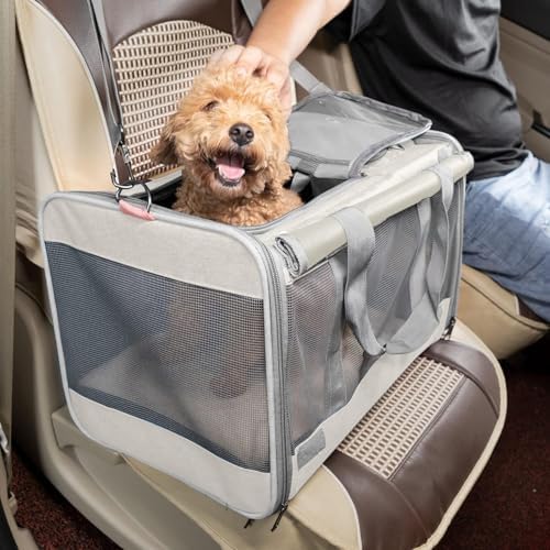 GAPZER Pet Carrier for Large Cat Soft-Sided Animal Traveling Bag up to 20lb - Image 5