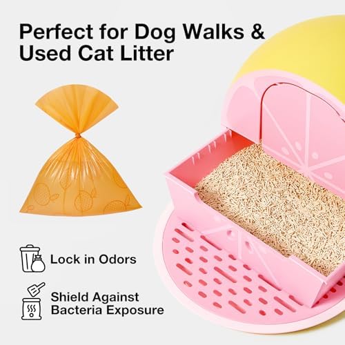 VETRESKA Citrus Scented Dog Poop Bags, 540 Counts, Leak Proof - Image 6