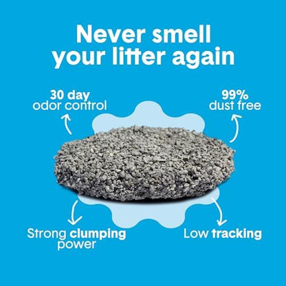 Boxie Premium Unscented Clumping Cat Litter 30+ Day Odor Control 28 lb - Image 3