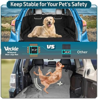 Veckle SUV Cargo Liner for Dogs - Trunk Cover with Bumper Flap Protector - Image 6