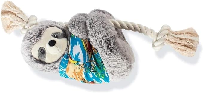 Fringe Studio Dog Toy, Slown' Dwn for Summer Sloth Pet Toy (289318)