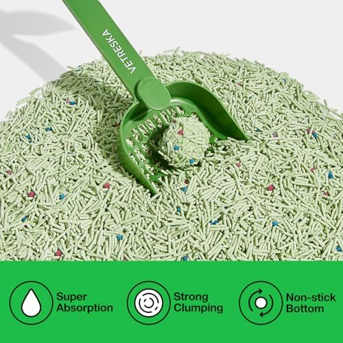 VETRESKA Tofu Cat Litter, Odor Control, Greentea 5.5lb×2bags - Image 3