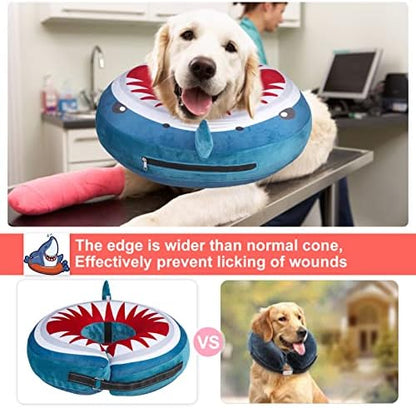 BEAUTYZOO Dog Cone Collar Alternative After Surgery,Pet Neck Donut E‑Collar - Image 3