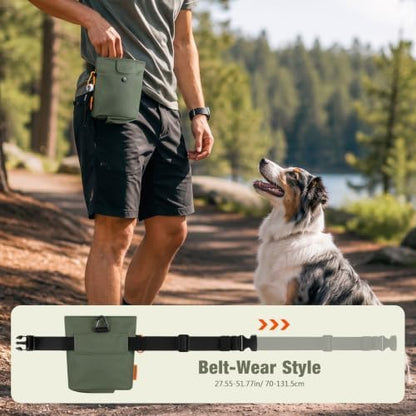 FOREGOER Dog Treat Pouch with Magnetic Closure, 4 Cup Training Bag Outdoor - Image 6