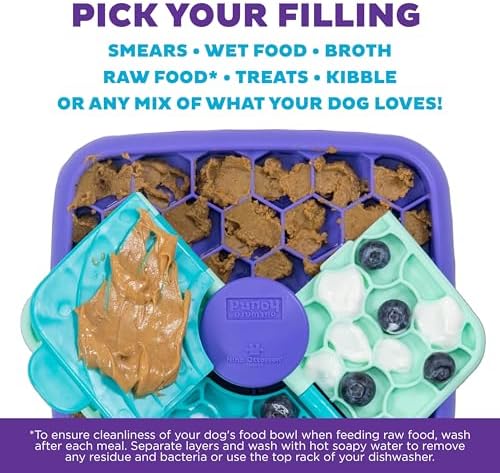 Outward Hound Nina Ottosson Lick N' Flip 3-in-1 Dog Toy Treat Puzzle, 7.4" - Image 6