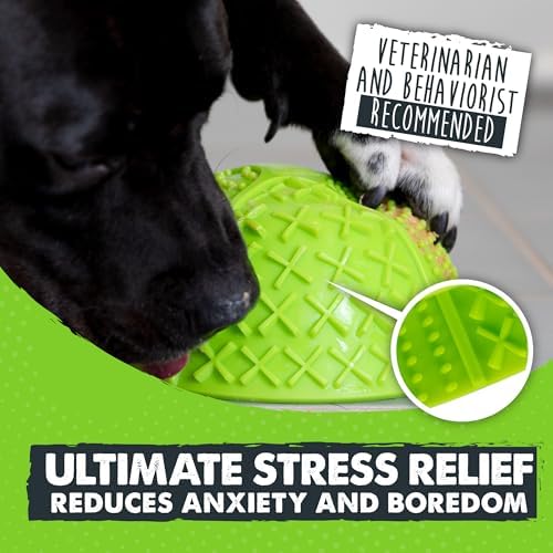 Mighty Paw Interactive Dog Lick Bowl, BPA-Free Silicone, Anxiety Relief, Dishwasher Safe, 2 Modes, 4 Textures, Dental Health - Image 2
