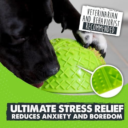 Mighty Paw Interactive Dog Lick Bowl, BPA-Free Silicone, Anxiety Relief, Dishwasher Safe, 2 Modes, 4 Textures, Dental Health - Image 2