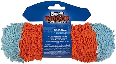 Chuckit! Indoor Fetch Tumble Bumper Dog Toy (8.5 Inch), Orange and Blue - Image 2
