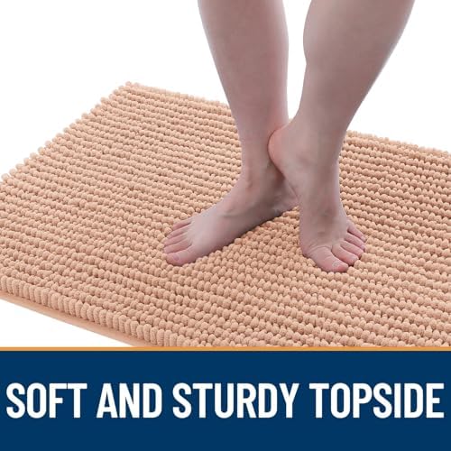 OLANLY Dog Door Mat for Muddy Paws 24x16, Extra Absorbent Chenille Mud Mat - Image 3