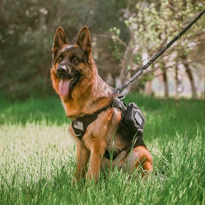 Forestpaw Tactical Dog Leash for Large Dogs, Black, 4-5FT - Image 4