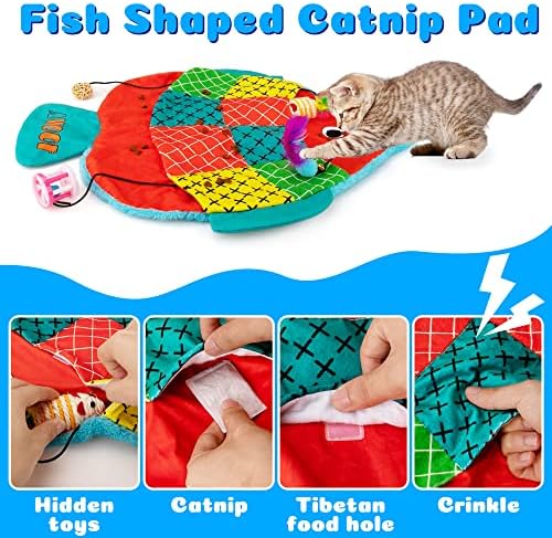 AWOOF Cat Mat,Catnip Toys for Indoor Cats - Image 3