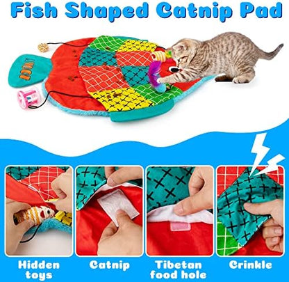AWOOF Cat Mat,Catnip Toys for Indoor Cats - Image 3