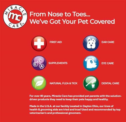 Miracle Care R7 Ear Mite Treatment for Dogs, 4 Ounce, Controls Ticks and Mites
