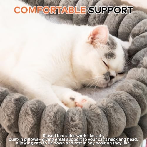 CHEERPALS Cloud Cat Window Perch for Indoor Cats Hammock Bed Foldable - Image 3