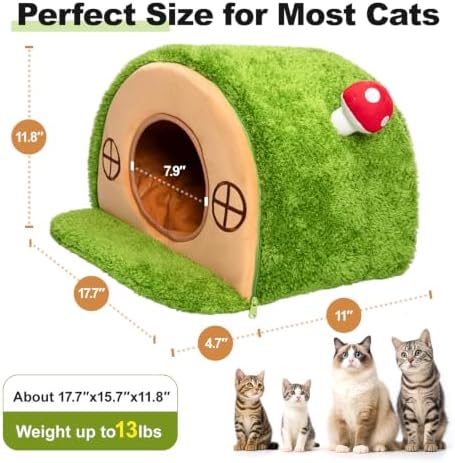 Cat House for Indoor Cats - Tree Hole Cat Bed Cave Hideaway - Image 5