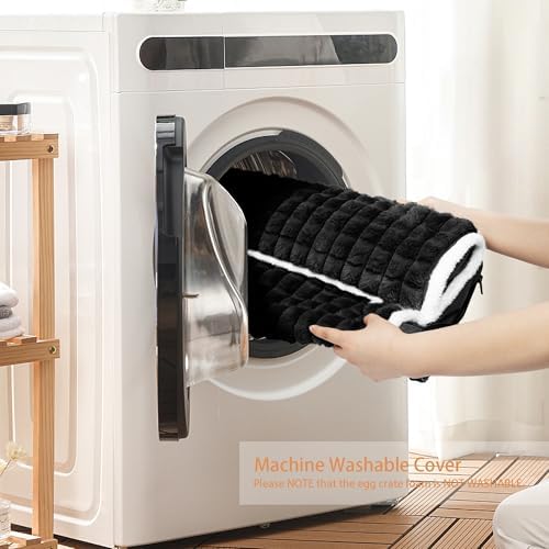 Orthopedic Medium Dog Bed Pillow Pet Sofa Bed 30''X20'' Black - Image 4