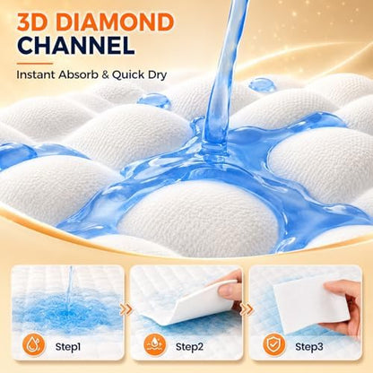 Puppy Pads 30 Count 28"x34" XL Pee Pads for Dogs with Adhesive Tabs - Image 5