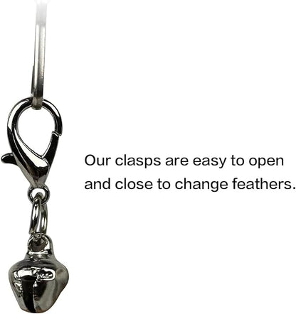 TTcat Cat Feather Toys Replacement,3 Pcs Hummingbird Insect Feathers Refills for Cat Wands.