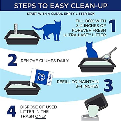 ARM & Hammer Ultra Last Clumping Cat Litter, Unscented, MultiCat, 18 Lbs - Image 5