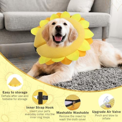 SCENEREAL Inflatable Dog Cone Collar Alternative After Surgery - Image 5