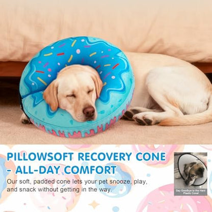 BEAUTYZOO Dog Cone Collar Alternative After Surgery,Pet Neck Donut E‑Collar - Image 5