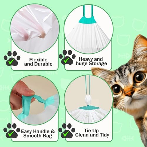 Extra Thick Replacement Litter Box Liners for Cumrige & Fumoi Box, 60 Bags - Image 6